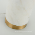 Modern Balance White Ball With Marble Base Table Lamp
